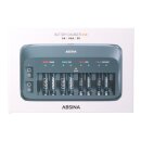 absina x10 charger for 1-8aa/aaa and 1-2 9-v batteries