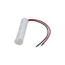 Notleuchtenakku 3,6V 1500mAh NiCd L1x3 – 20 cm Kabel – passend für L31NiCD1500 / NiCD1500