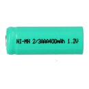 Akku-Zelle 1,2V 400mAh Ni-MH – 2/3 AAA
