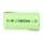 Akku-Zelle 1,2V 650mAh Ni-MH – 2/3AA, Lötfahne, Z-Lötfahne