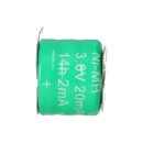 Rechargeable battery type 3/v15h L1x3 3.6v 20mAh ++/- NiMH