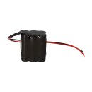 Notleuchten-Akku 7,2V 2200mAh NiMH F2x3 AA 200mm Kabel