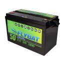 FLYBAT LiFePO4 Akku 24V (25,6V) 50Ah inkl. Bluetooth und CanBus