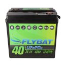 FLYBAT LiFePO4 battery 36v (38.4v) 40Ah incl. Bluetooth and CanBus