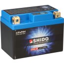 Shido LiFePO4 LTX5L-BS 12V Lithium Motorradbatterie 