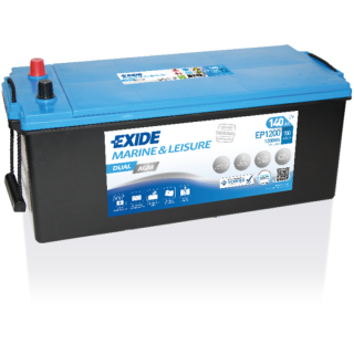 Exide EP1200 12V 140Ah Dual AGM Versorgungsbatterie