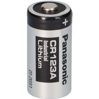 Panasonic Photobatterie CR123A Lithium 3V 1400mAH lose Industrial