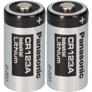 2x Panasonic 3V CR123A DL123A Batterien  CR17345 Ultra Lithium Foto Bulk