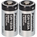 2x Panasonic 3V CR123A DL123A Batterien  CR17345 Ultra...
