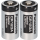 2x Panasonic 3V CR123A DL123A Batterien  CR17345 Ultra Lithium Foto Bulk