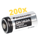 200x Panasonic 3V CR123A DL123A Batterien  CR17345 Ultra...