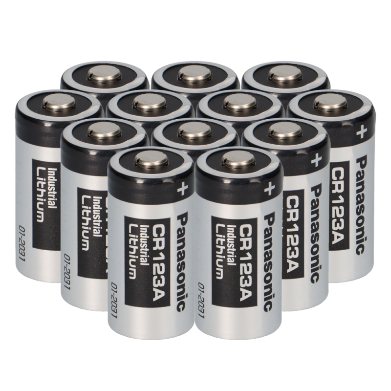 12x Panasonic 3V CR123A DL123A Batterien jetzt bestellen!