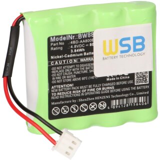 Akku kompatibel Schneider OVA51106 4,8V 800mAh NiCd