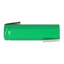 Mignon aa 1.2v 1600mAh battery with z solder tag