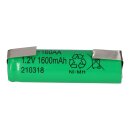 Battery mignon aa 1.2v 1600mAh with u solder tag