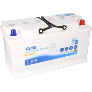 Exide ET650 12V 100Ah Semitraktion Versorgungsbatterie