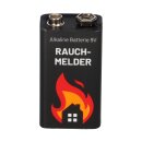 16x Absina Alkaline 6LR61 9V Block Batterie - passend für Rauchmelder, Messgeräte & Audio