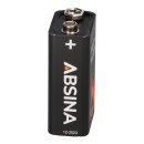 24x Absina Alkaline 6LR61 9V Block Batterie - passend für Gewerbe, Service & Rauchmelder