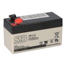 SSB Akku SB1.2-12 12Volt 1,2Ah Vds G112062