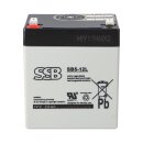 SSB Battery SB5-12L AGM Bleiakku 12V 5Ah T2 / Faston 6,3 mm
