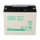 ssb lead acid battery sblv 17-12i agm battery VdS g111036...