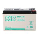 SSB Blei Akku SBL 9-12L AGM Batterie - 12V 9Ah - 6,3mm Faston