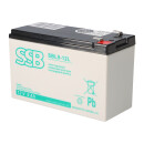 ssb lead battery sbl 9-12l agm battery - 12v 9Ah - 6,3mm faston