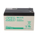 SSB Battery SBL12-12L AGM Bleiakku 12V 12Ah T2 / Faston 6,3 mm