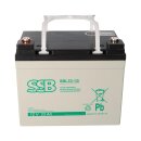 SSB Blei Akku SBL 33-12i AGM Batterie M6 Schraubanschluss...