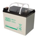 ssb lead battery sbl 33-12i agm battery m6 screw terminal - 12v 33Ah