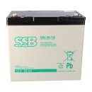 ssb lead battery sbl 55-12i agm battery m6 screw terminal - 12v 55Ah