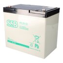 ssb lead battery sbl 55-12i agm battery m6 screw terminal - 12v 55Ah