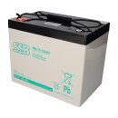 ssb lead battery sbl 75-12i(sh) agm battery m6 screw terminal - 12v 75Ah