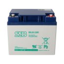 ssb lead acid battery sbl 50-12hr agm battery m6 screw terminal - 12v 1227w