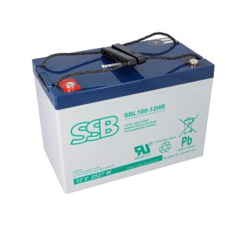 SSB Akku SBL 100-12HR 12Volt 2725,8W M8 Schraubanschluss
