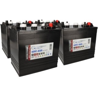Battery pack 24v 4x 6v 225Ah for lifting platforms working platforms