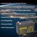 Kung Long WP1236W 12V 9Ah Hochstrom-AGM-Akku – passend für Panasonic UP-VW1245P1