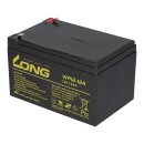 Kung Long WP12-12 F1 12V 12Ah AGM Akku VdS – passend für Panasonic LC-RA1212PG