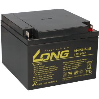 Akku für Panasonic LC-P1224APG 12V 24Ah AGM Batterie