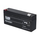 FIAMM FG10301 Standard AGM Bleiakku 6V 3Ah T1 / Faston 4,8 mm