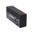FIAMM FG10301 Standard AGM Bleiakku 6V 3Ah T1 / Faston 4,8 mm