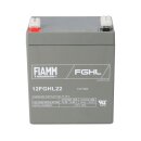 FIAMM 12FGHL22 High-Rate Longlife AGM Bleiakku 12V 5Ah T2...