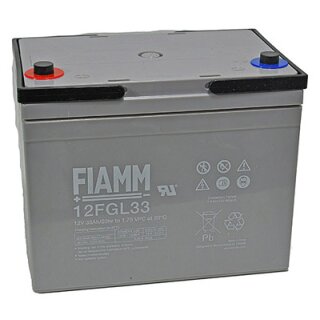 Fiamm Blei-Akku 12FGL33 12V 33Ah Pb M6 Innengewinde