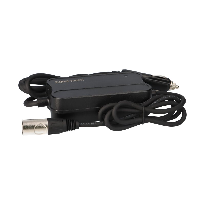 Abakoo Ladegerät 36V 1,8A – Mit XLR-3-pol-Stecker, Für E-Bike Akkus, Intelligente Ladung Mit LED-Anzeige