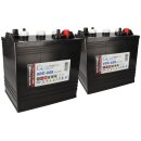 2x Q-Batteries 6DC-225 6V 225Ah Deep Cycle Traktionsbatterie