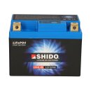 Shido LiFePO4 LTX4L 12V 1,6Ah Lithium Motorradbatterie