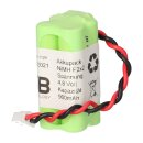 Notleuchten-Akku 4,8V 900mAh NiMH F2x2 AAA / Micro