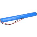 Akkupack 6V 4,5Ah NiCd Notleuchten HT 20cm Kabel Stange...