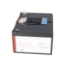 RBC6 Plug-&-Play-Ersatzakku für APC Smart UPS 700/1000/1500 + Back UPS Pro 1000