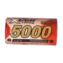 XCell sub-c battery cell 5000mAh 1.2v nimh high...